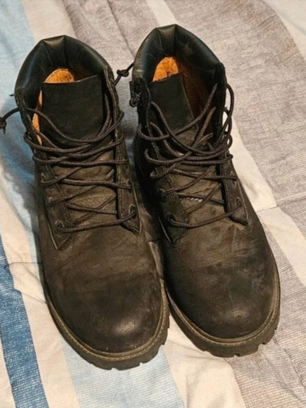 Timberland Black Lace-Up Women's Boots